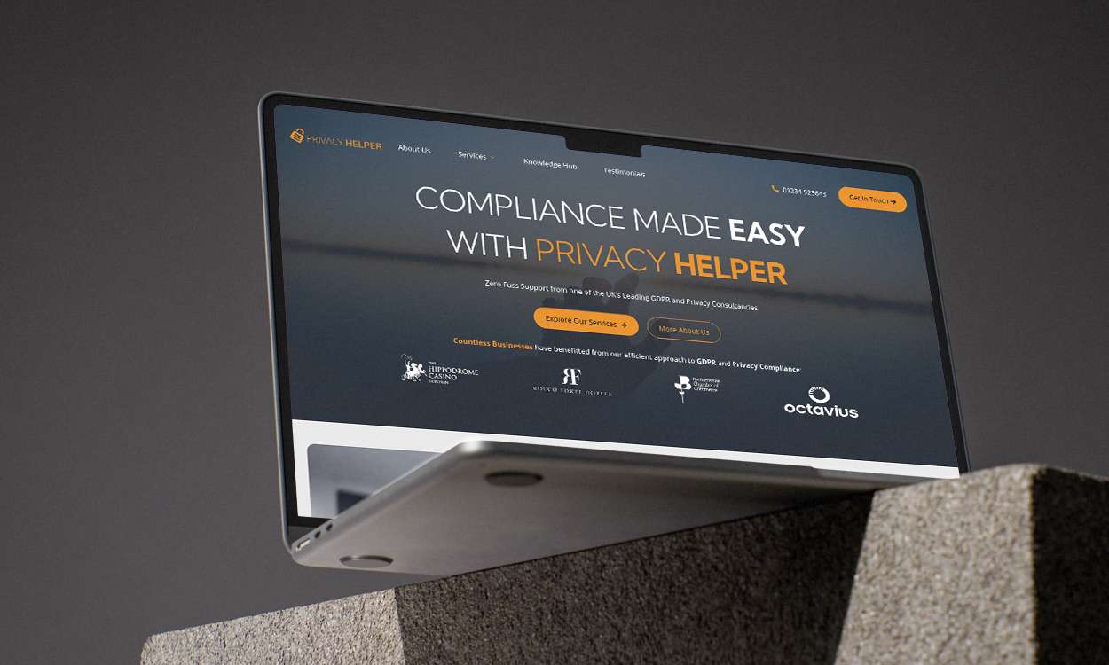 Privacy Helper Desktop Laptop Mockup